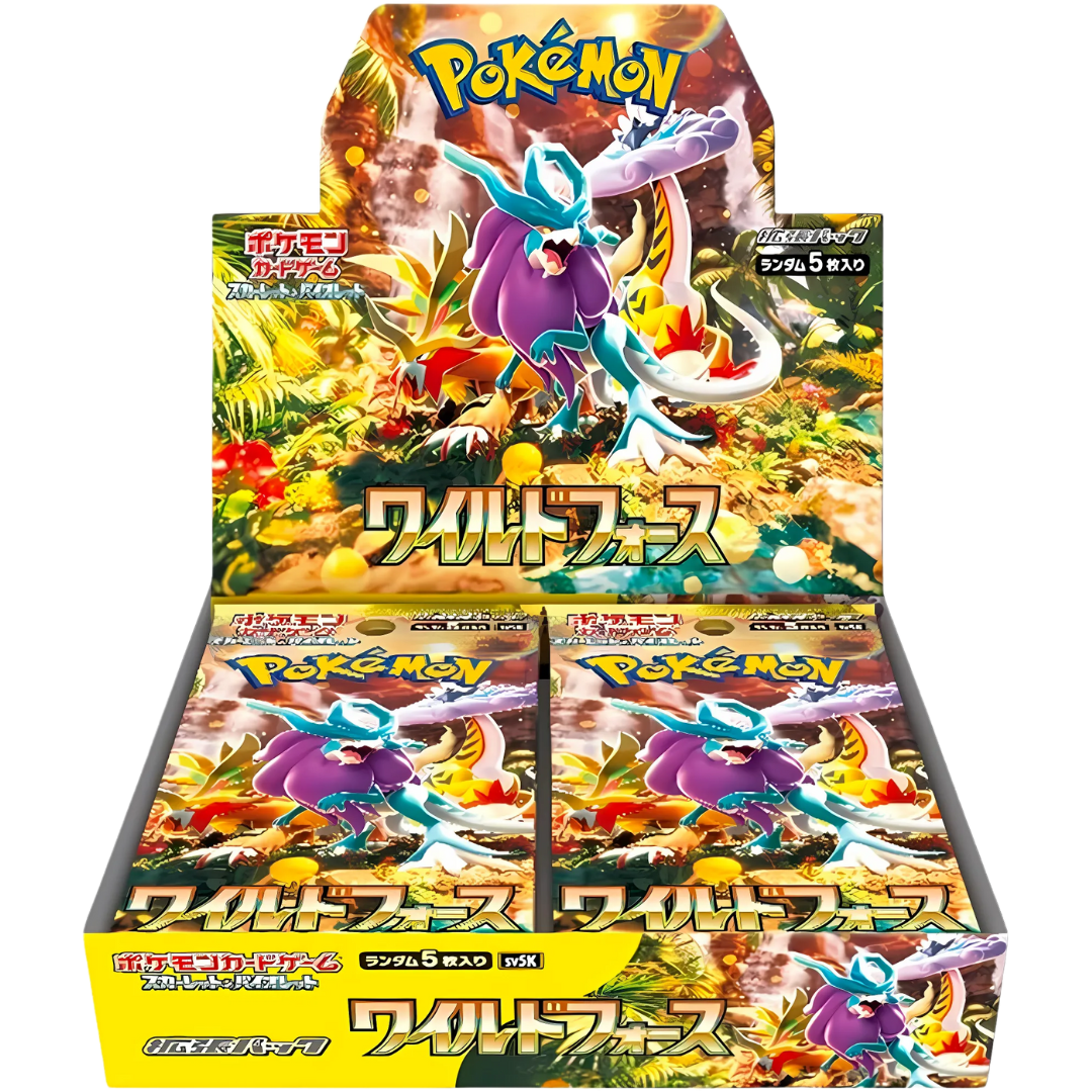 Japanese Pokemon TCG: Wild Force Booster Box (SV5K)
