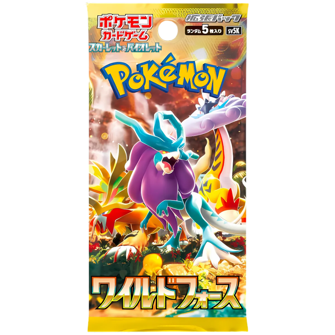Japanese Pokemon TCG: Wild Force Booster Box (SV5K)