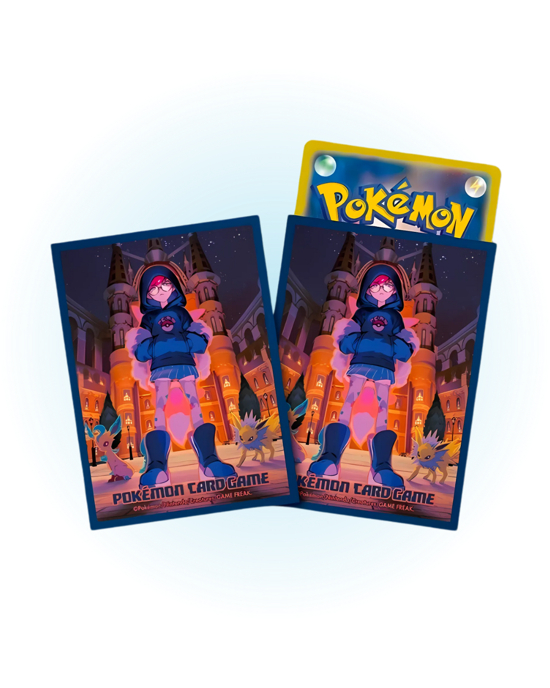Japanese Pokemon Center Exclusive - Penny, Leafeon and Jolteon Sleeves Panfried Cards Japanese Pokemon Center Exclusive - Penny, Leafeon and Jolteon Sleeves Panfried Cards