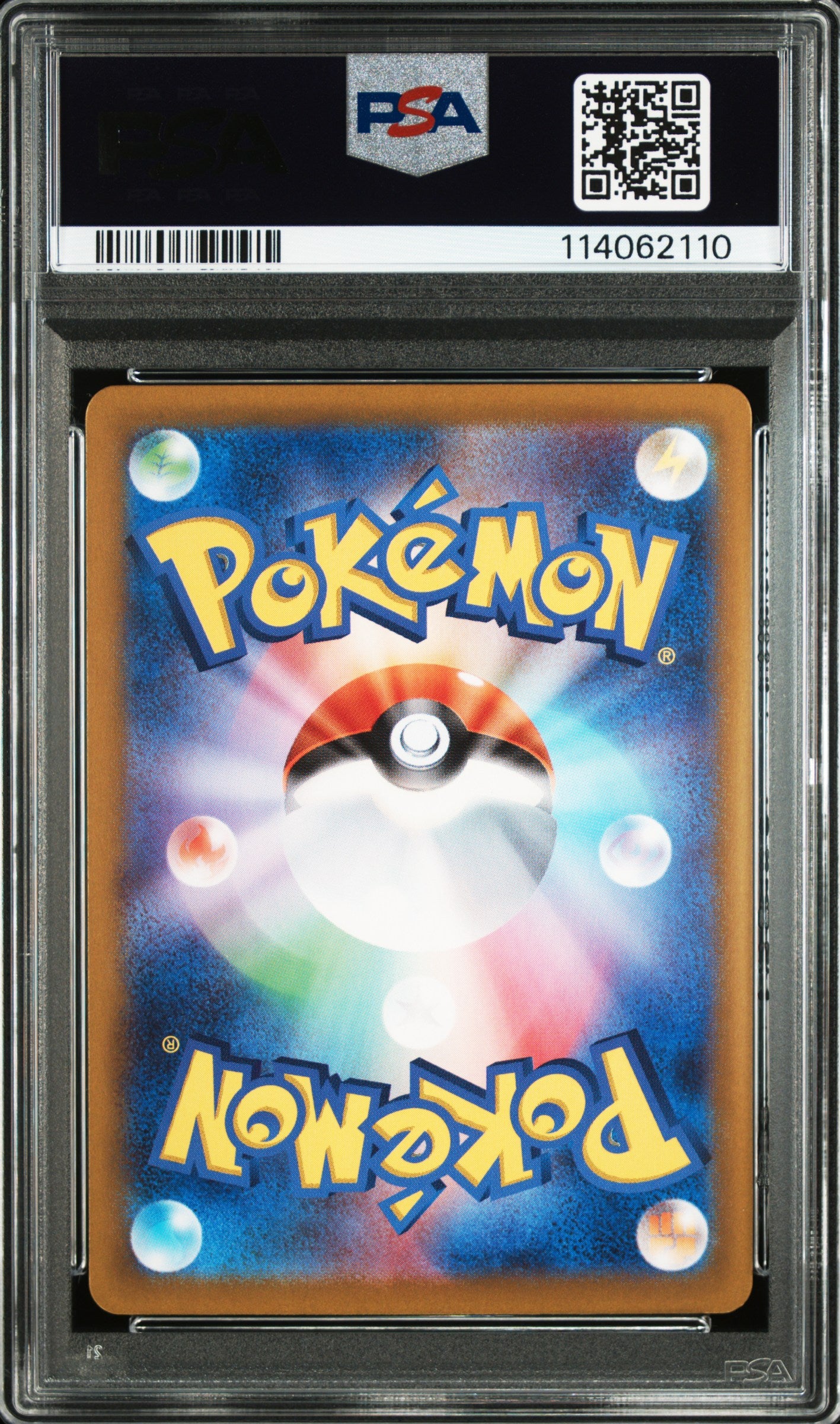 Pokémon trading card with PSA grading label