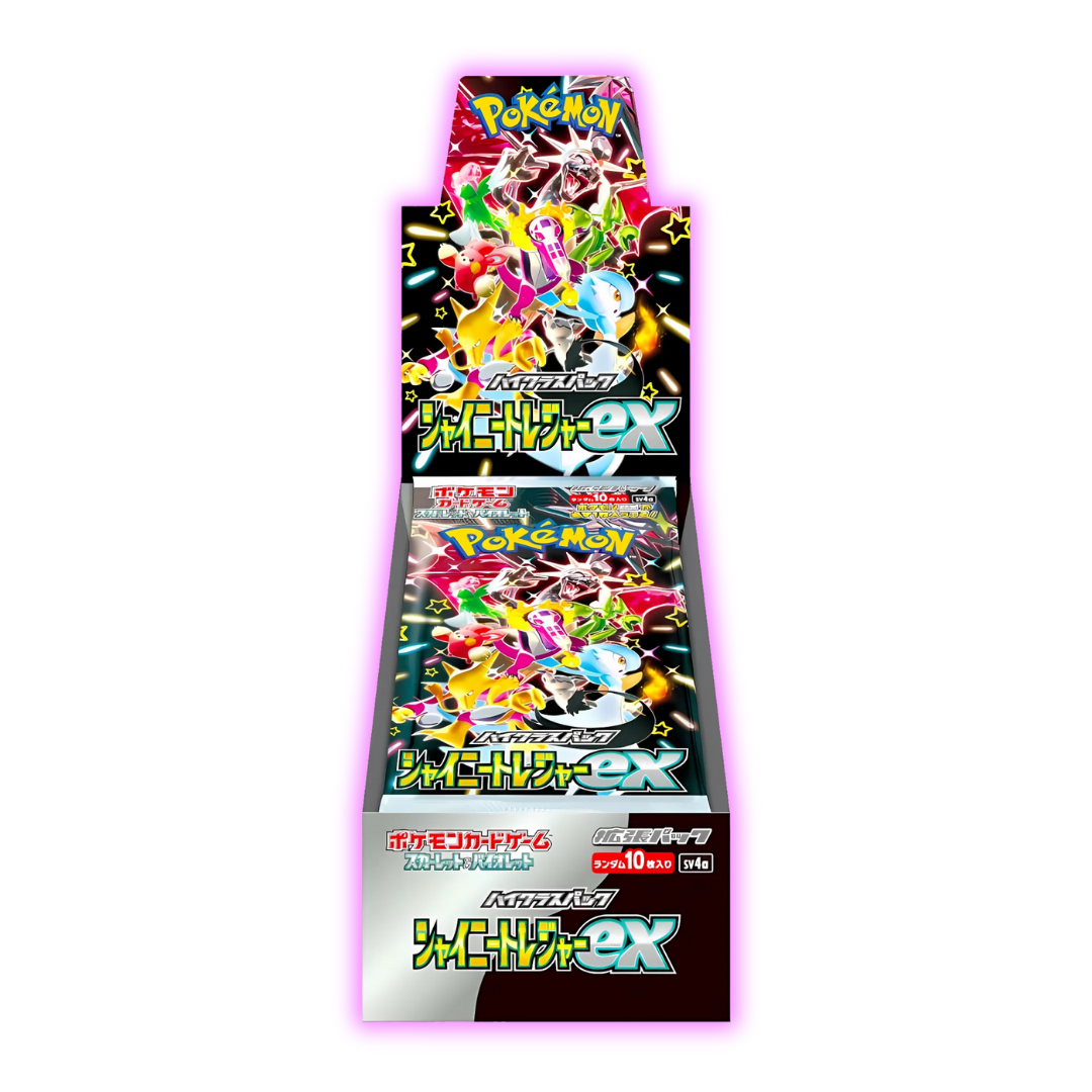 Japanese Pokemon TCG: Shiny Treasure EX Booster Box (SV4a) Panfried Cards Japanese Pokemon TCG: Shiny Treasure EX Booster Box (SV4a) Panfried Cards