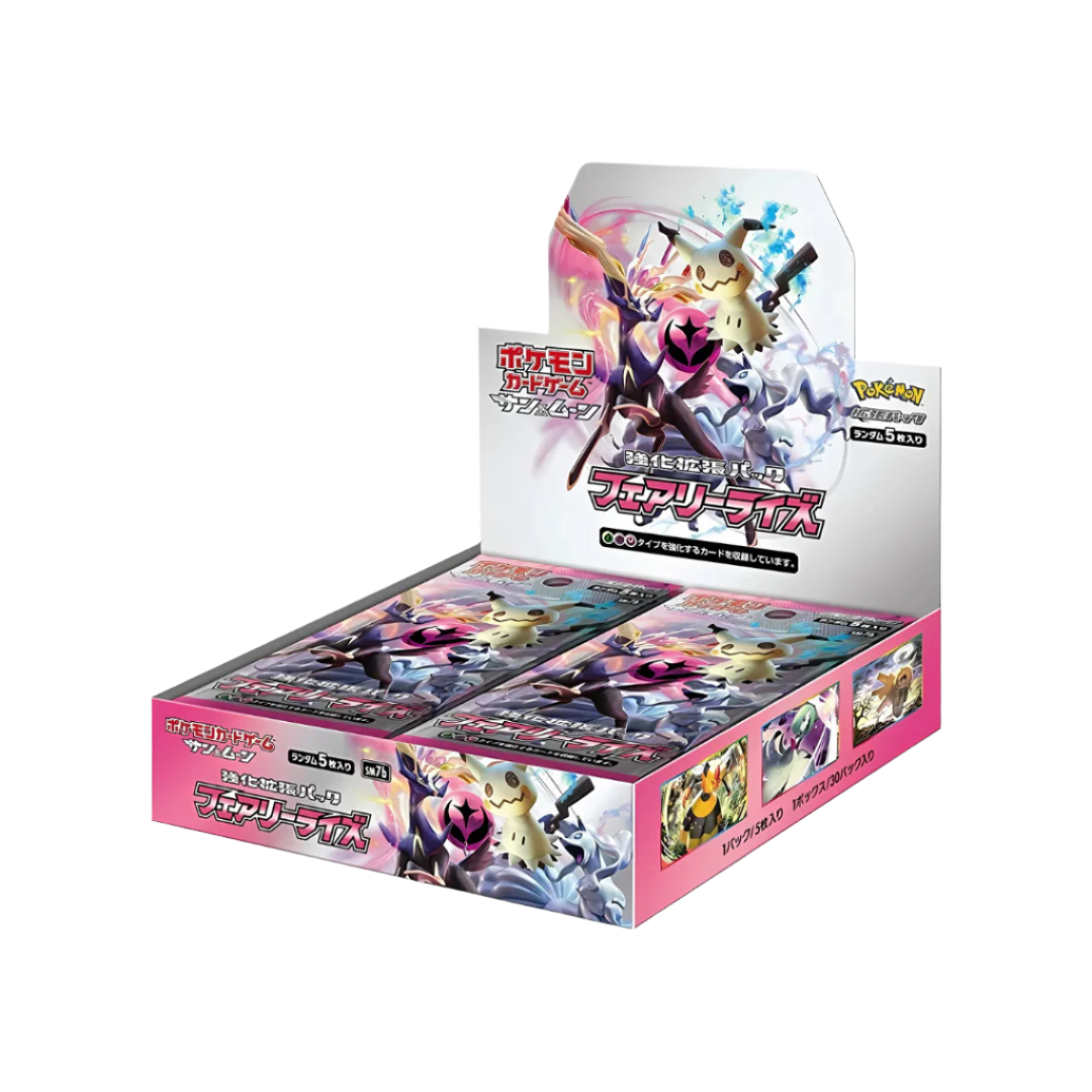 Japanese Pokemon TCG: Fairy Rise Booster Box (sm7b) Panfried Cards Japanese Pokemon TCG: Fairy Rise Booster Box (sm7b) Panfried Cards
