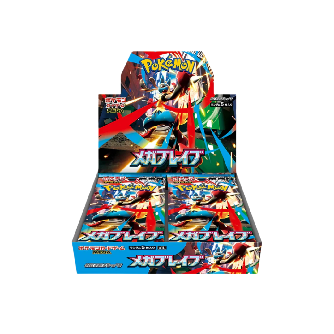 Japanese Pokemon TCG: Mega Brave Booster Box (M1L) [PREORDER]  Panfried  Cards