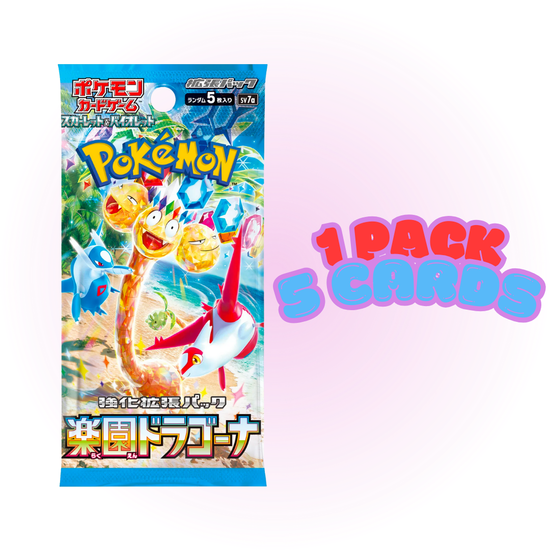 Japanese Pokemon TCG: Paradise Dragona Booster Pack (SV7a)
