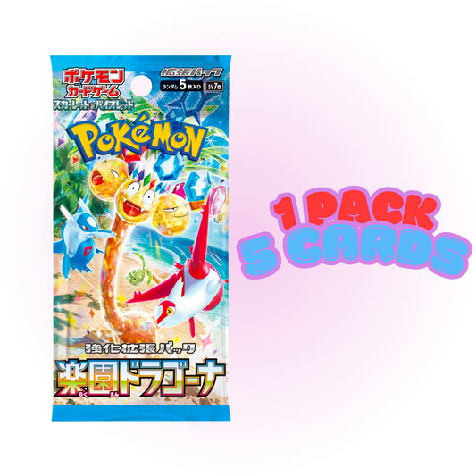 Japanese Pokemon TCG: Paradise Dragona Booster Pack (SV7a)