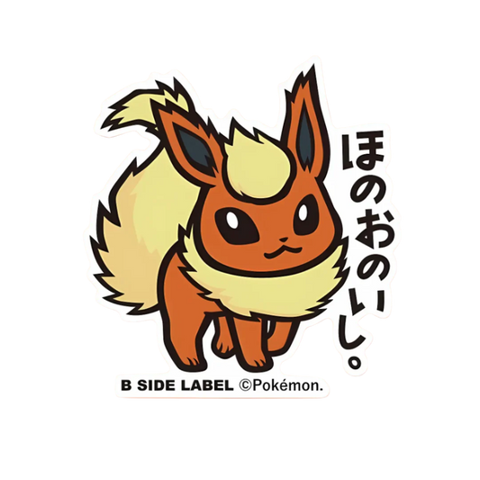B-Side Label Sticker: Pokemon - Flareon #136