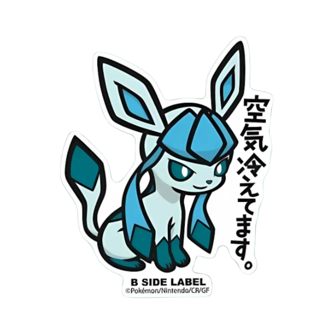 B-Side Label Sticker: Pokemon - Glaceon #471