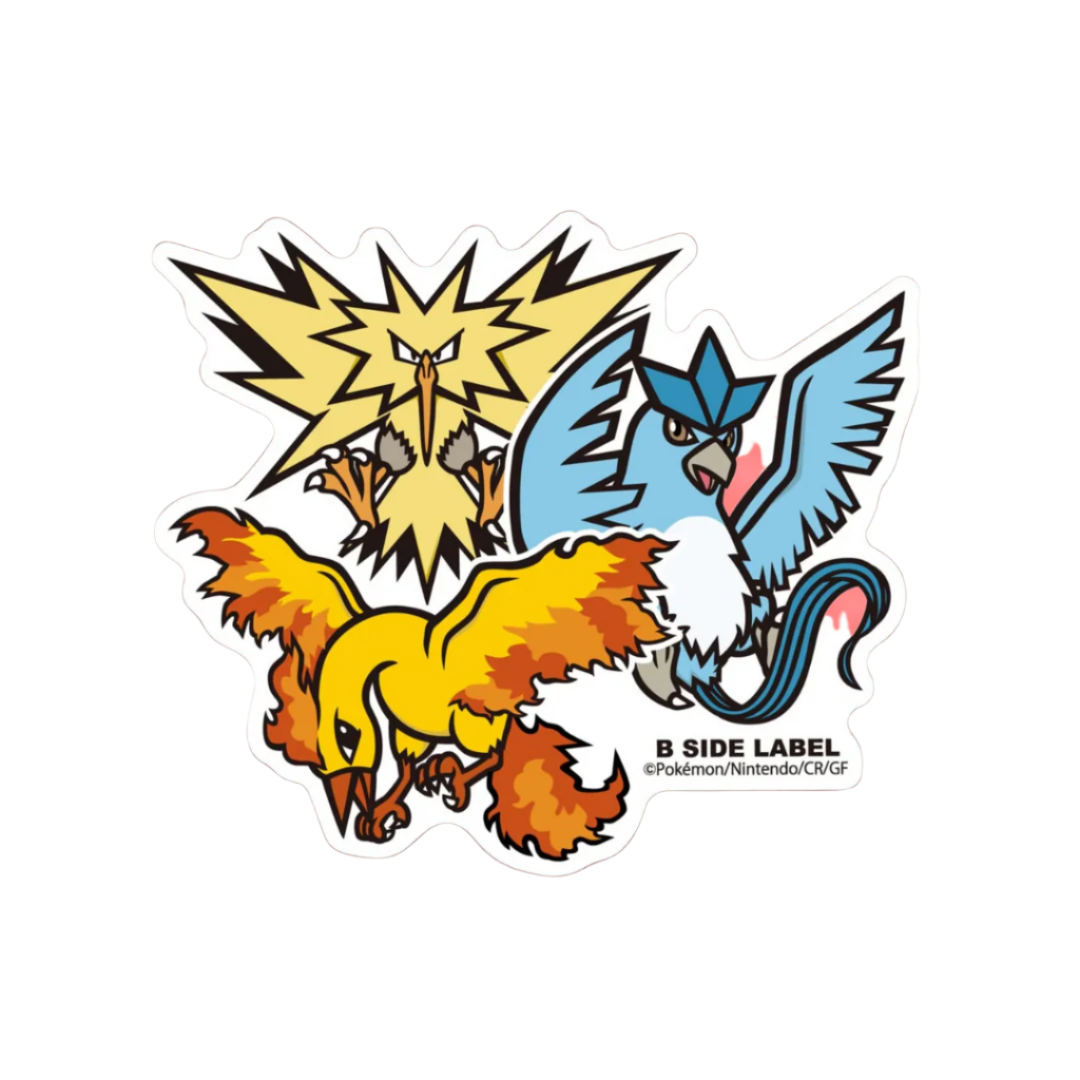 B-Side Label Sticker: Pokemon - Articuno & Moltres & Zapdos