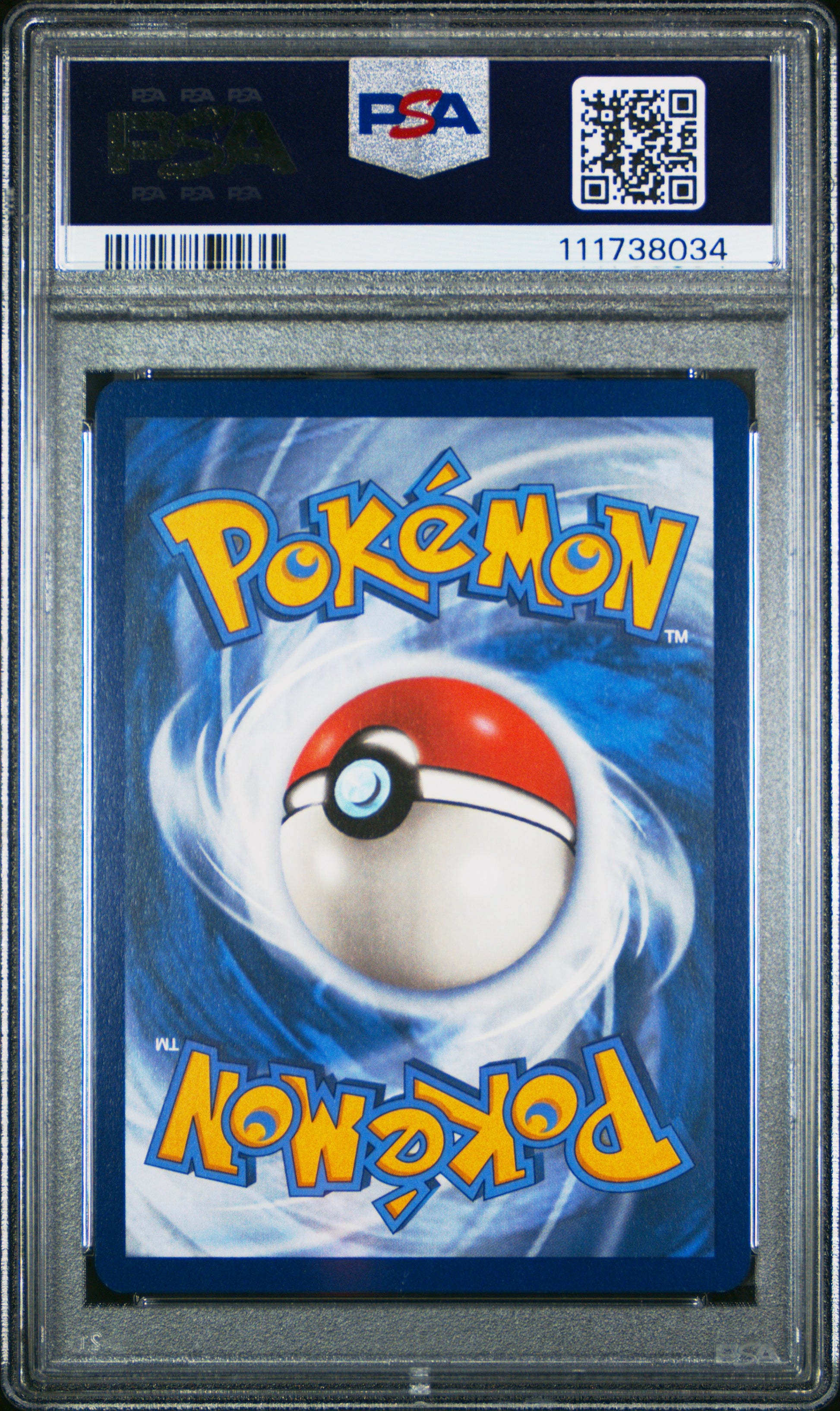 Pokémon trading card with FSA grading label