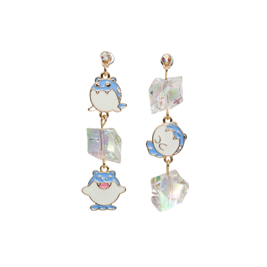 Pokemon Center Japan Exclusive Jewellery: Spheal Earrings