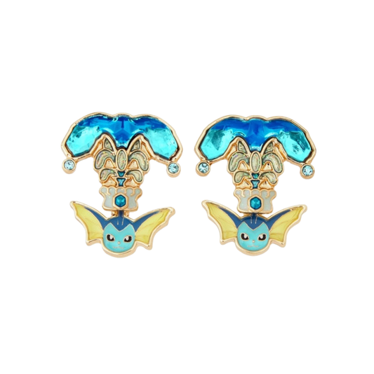 Pokemon Center Japan Exclusive Jewellery: Vaporeon Water Tera Type Earrings